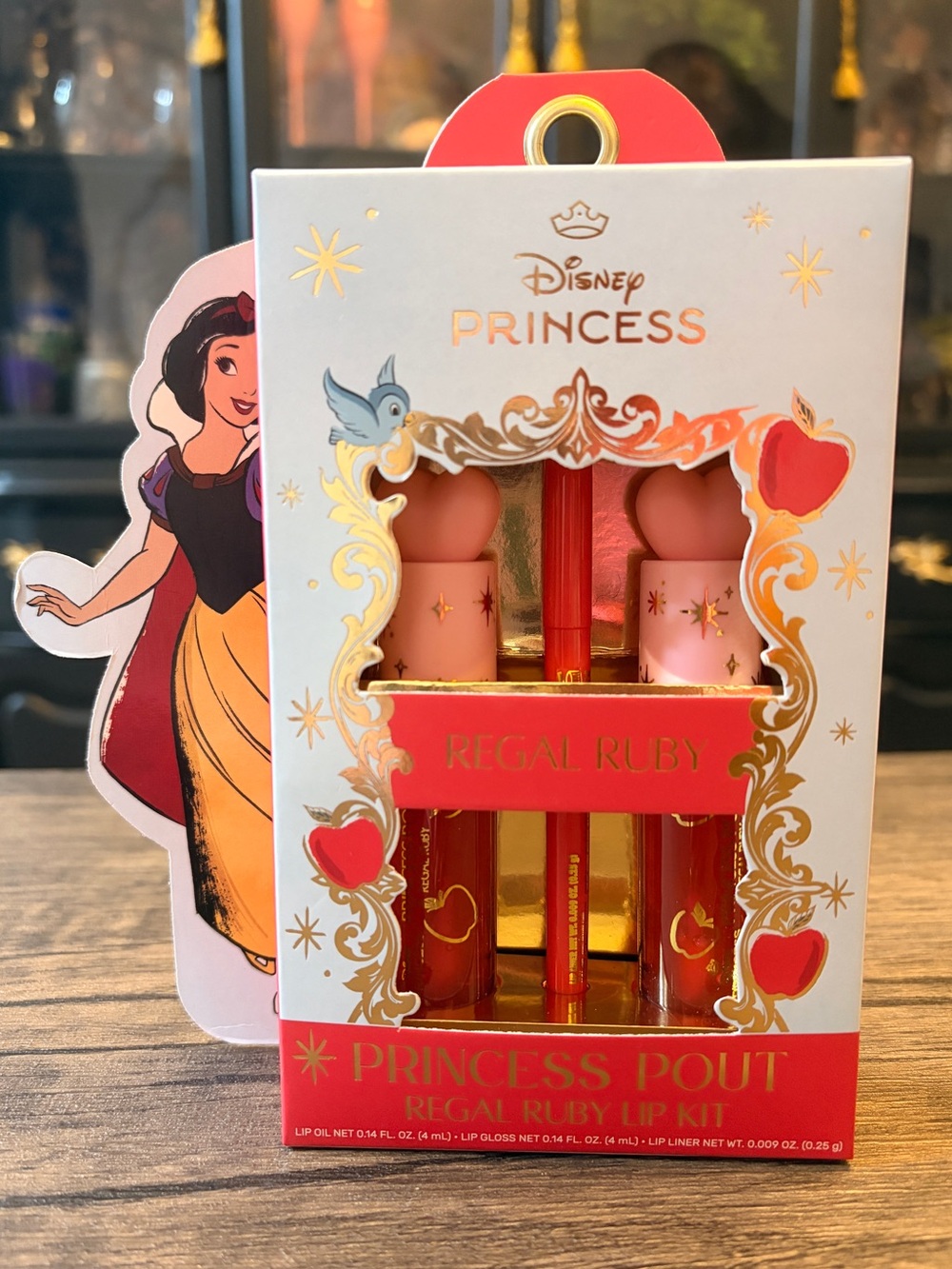 Disney Princess Regal Ruby Lip Kit- 3pcs set- NIB